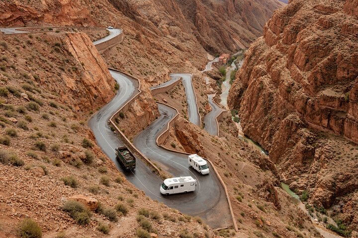Ouarzazate → Atlas Mountains → Marrakech